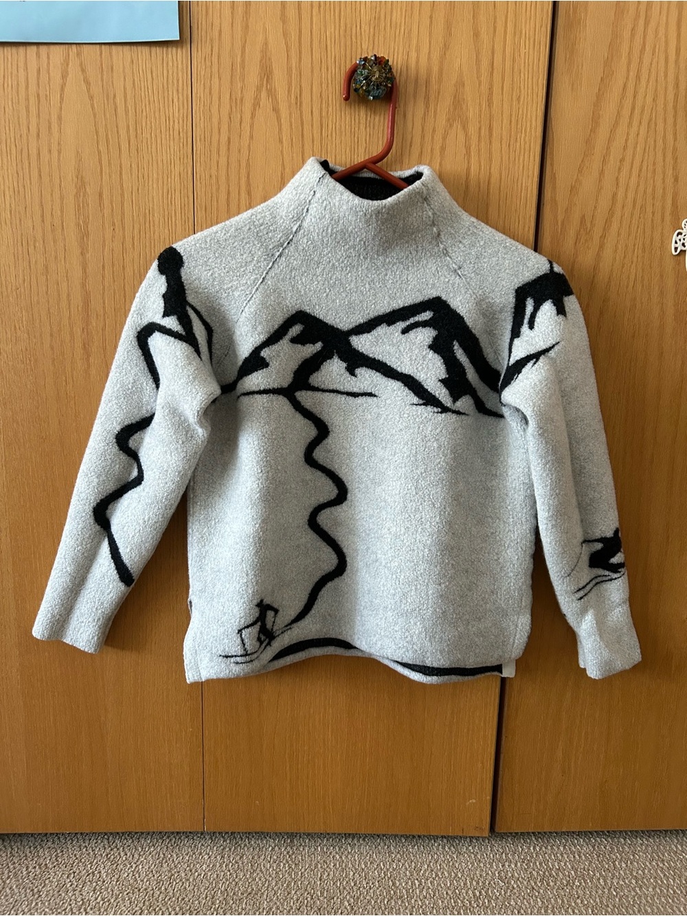 Frauenschuh sweater size 2/38 ⛷️⛷️100% wool, Made in Italy. Reversible!